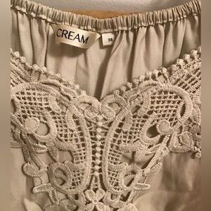 Cream clothing Anna top. Size 8